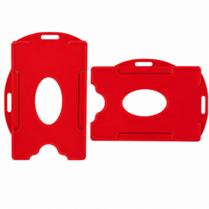 Protetor de Crachá Horvertical Vermelho