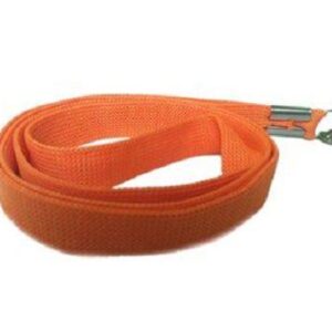 Cordão Liso para Crachá Laranja (12mm)