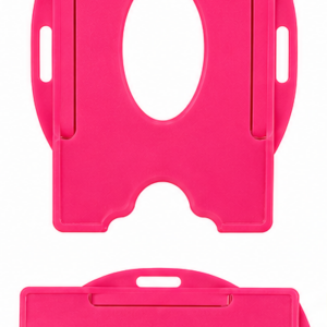 Protetor de Crachá Horvertical Rosa