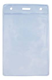 Bolsa Plástica Vertical para Credencial
