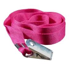 Home 9 Cordão Liso para Crachá Rosa (12mm)