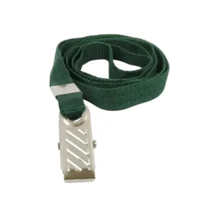 Cordão Liso para Crachá Verde Musgo (12mm)