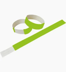 Home 13 Pulseira de Identificação Tyvek Verde Neon (cento)